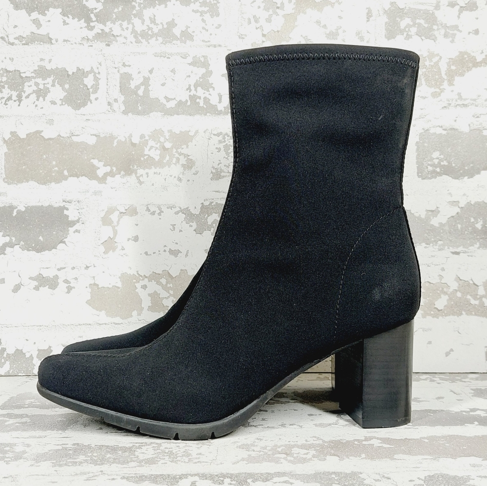 New Aerosoles Womens Miley Fashion Black Boots  W487